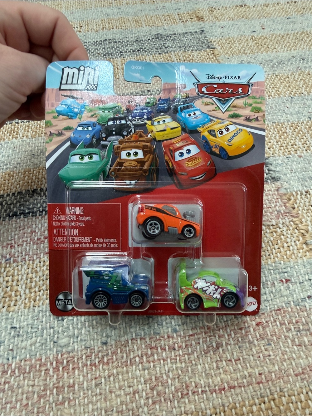 NWT Disney Cars Mini 3-Pack — DJ Snot Rod and  Wingo
